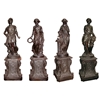 70.3126 Set of Four Cast Iron Life Size Figures - 